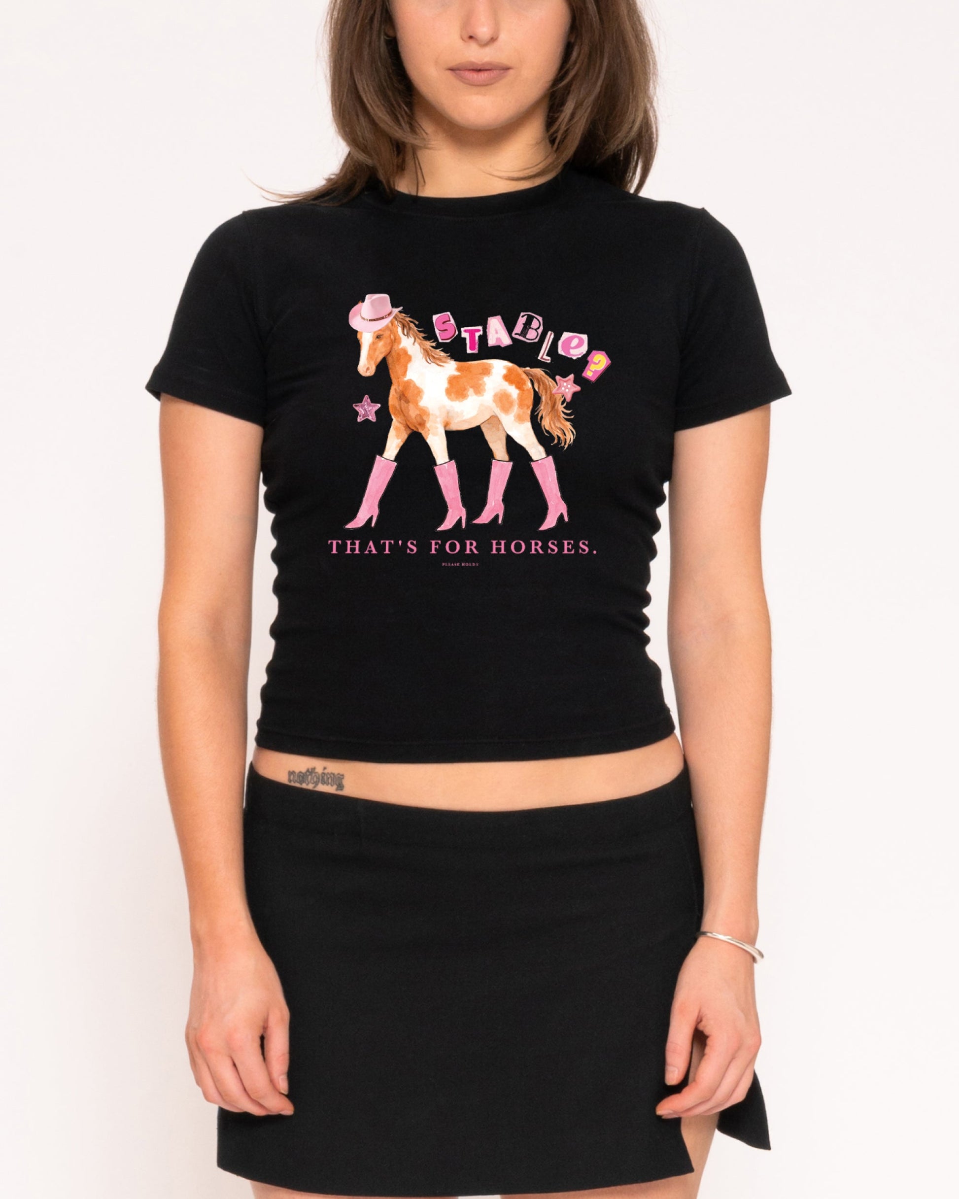 Stable? That's For Horses Longline Baby Tee