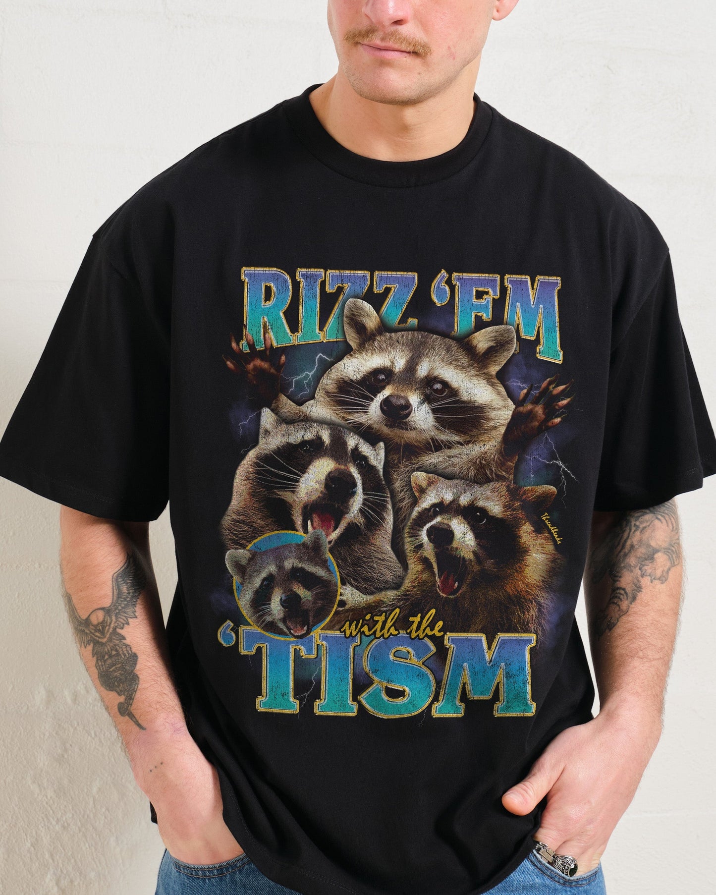 Rizz 'Em With the 'Tism Oversized Tee