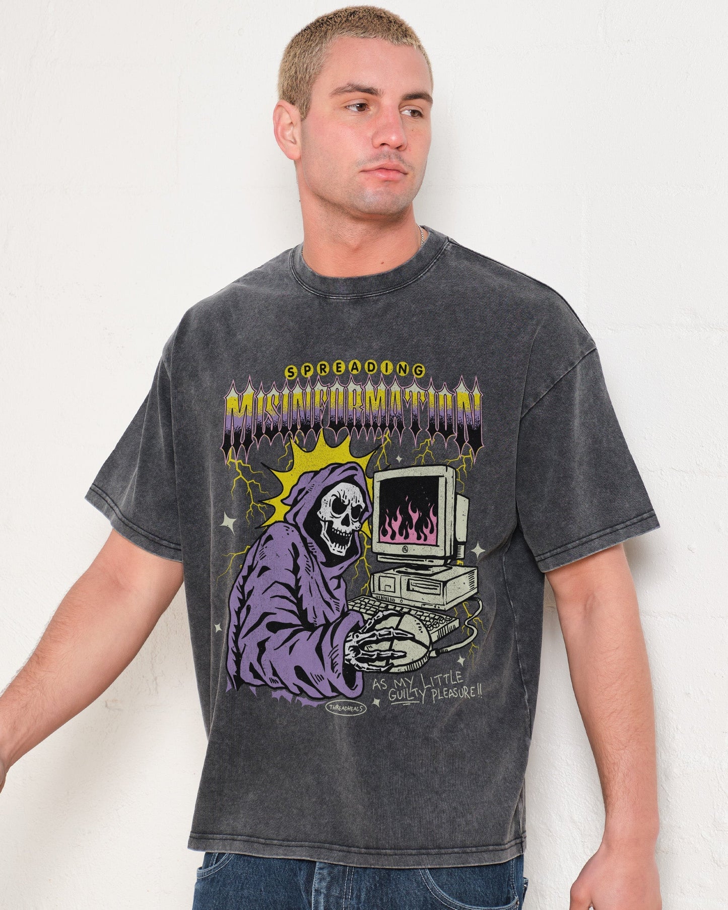 Spreading Misinformation Oversized Tee