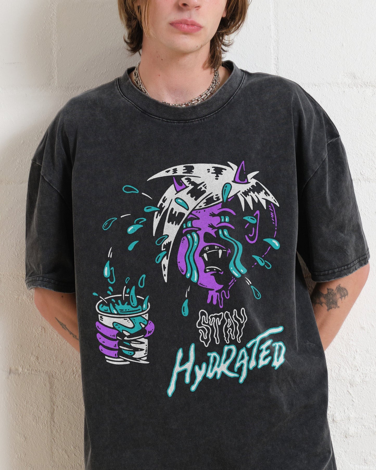Stay Hydrated Oversized Tee