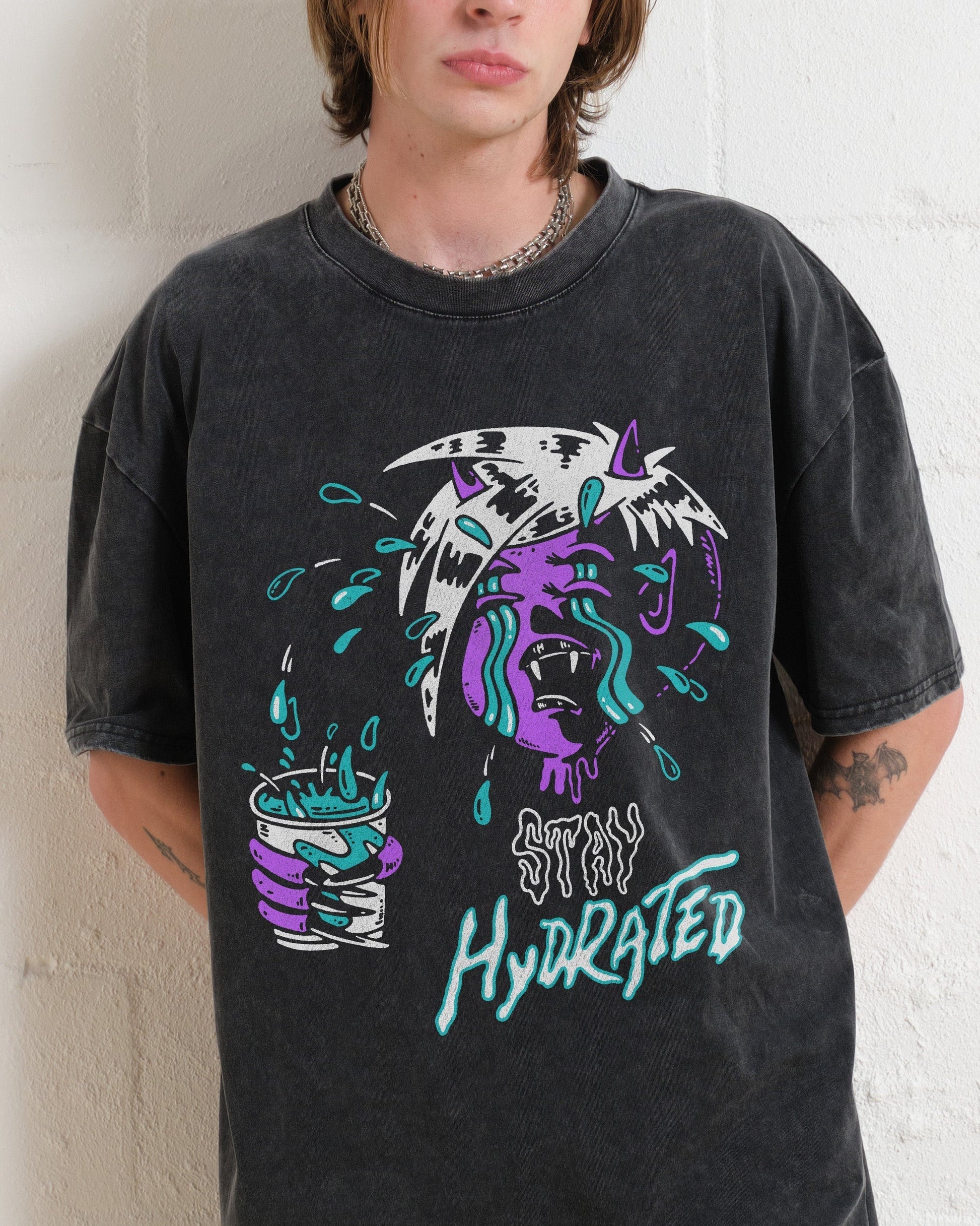 Stay Hydrated Oversized Tee
