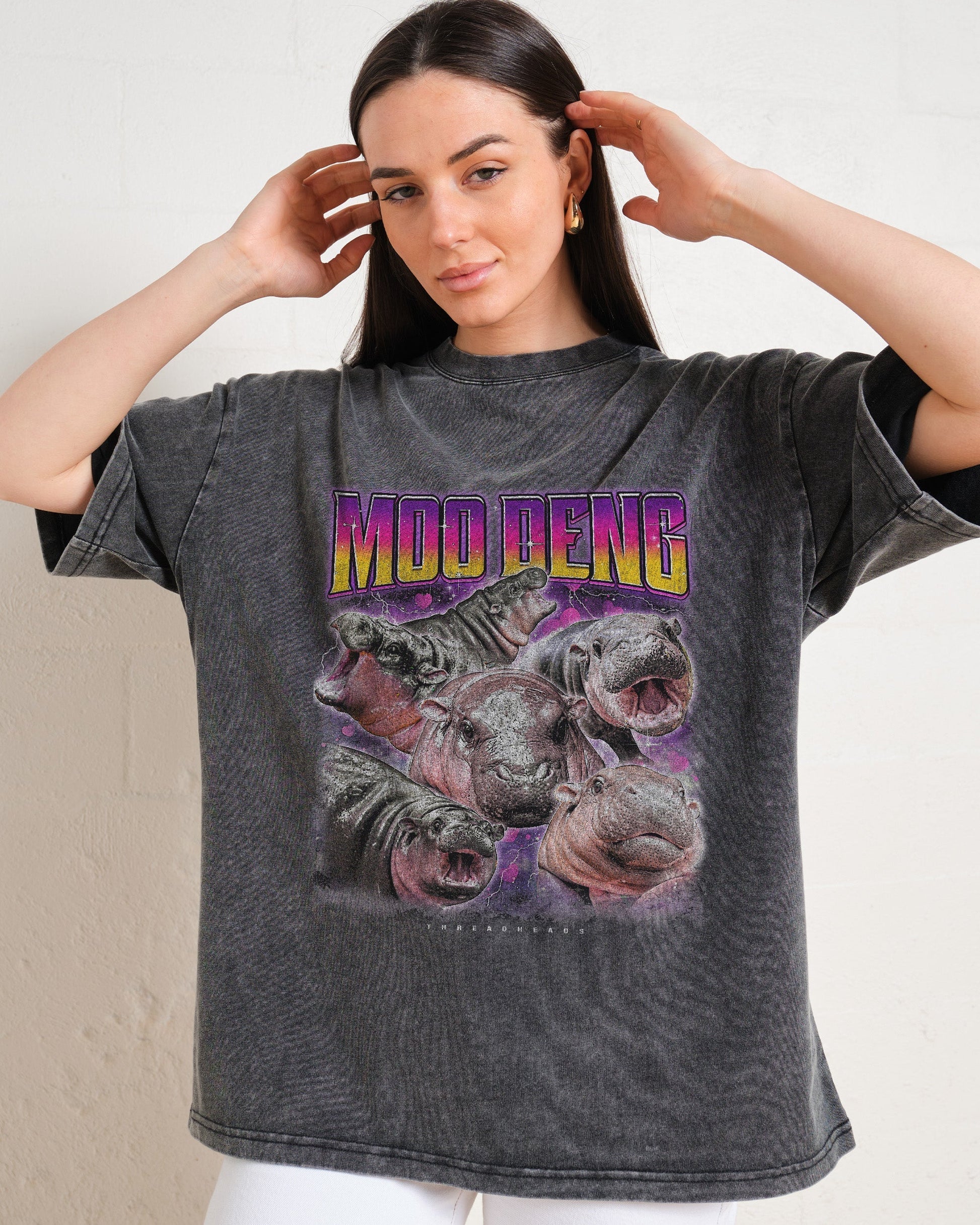 Moo Deng Oversized Tee