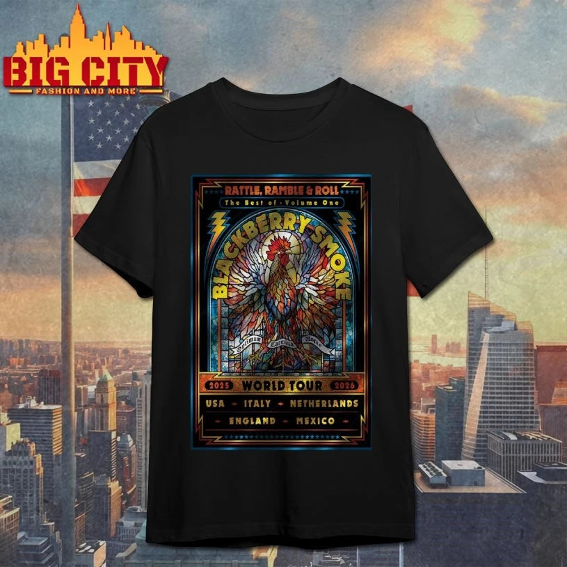 Blackberry Smoke 2025 2026 World Tour Poster Shirts