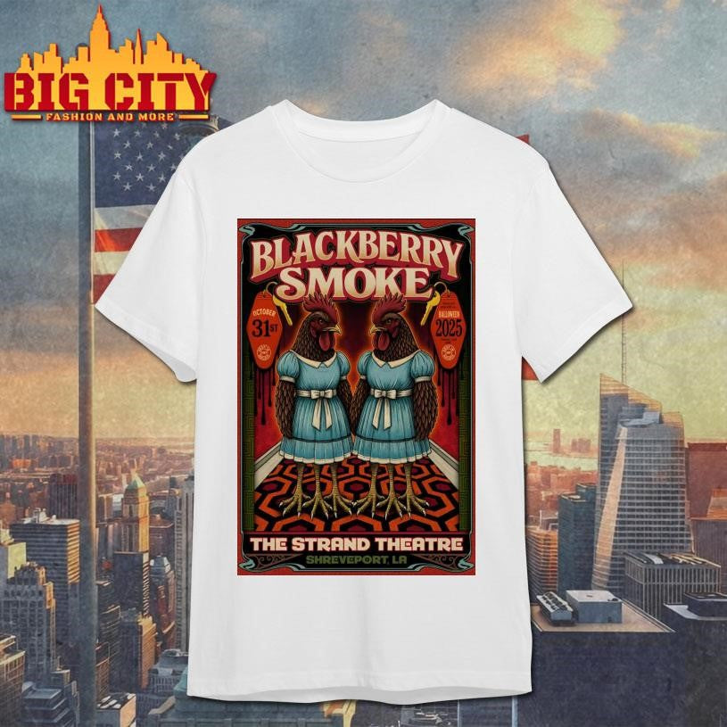 Blackberry Smoke At The Strand Theatre On Oct 31 2025 Poster Shirt