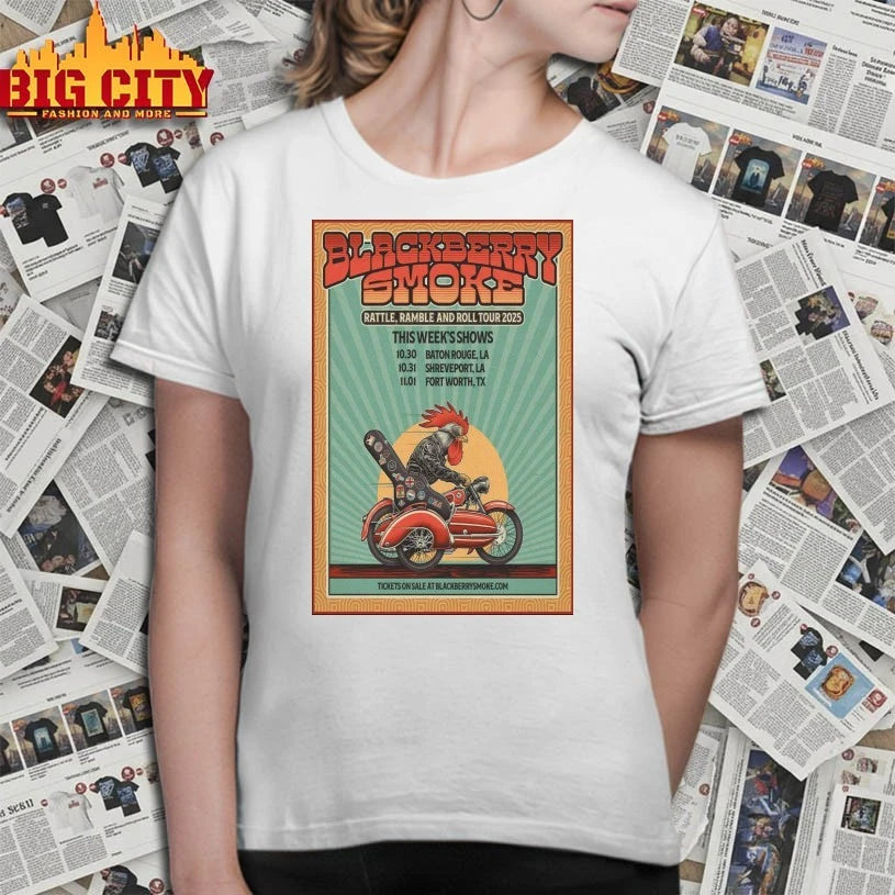 Blackberry Smoke Rattle, Ramble And Roll 2025 Poster shirt