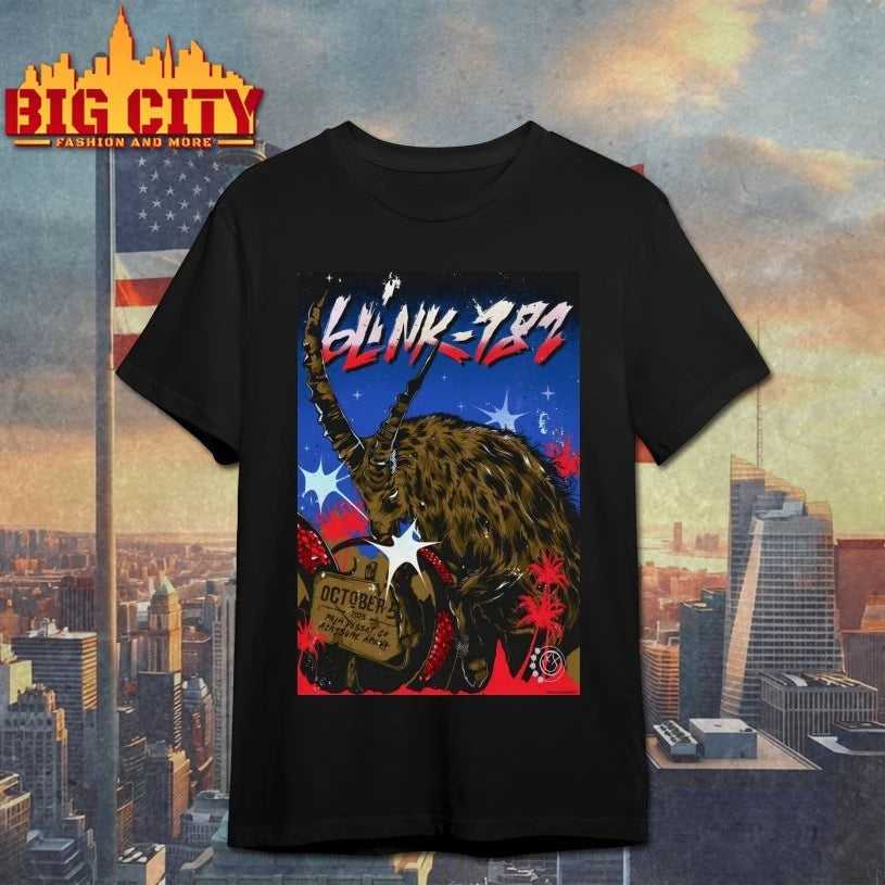 Blink 182 10.5.2025 Palm Desert CA Poster shirt