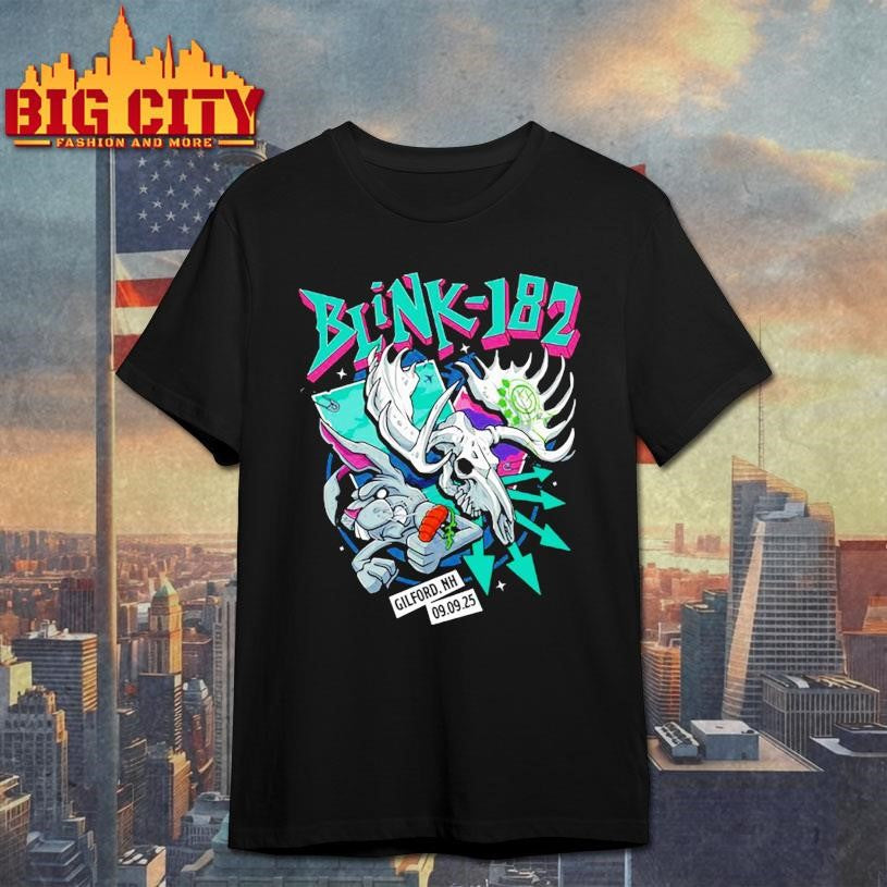 Blink 182 Gilford Tour On Sep 9 2025 shirt