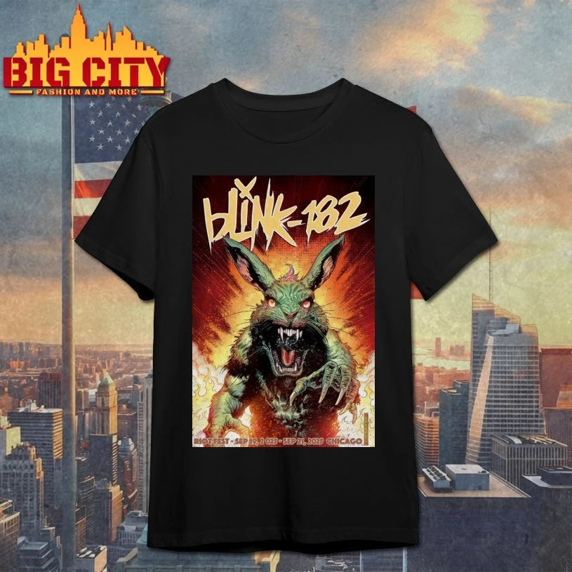 Blink-182 Riot Fest Chicago Douglass Park 09.19.2025 Poster Shirt