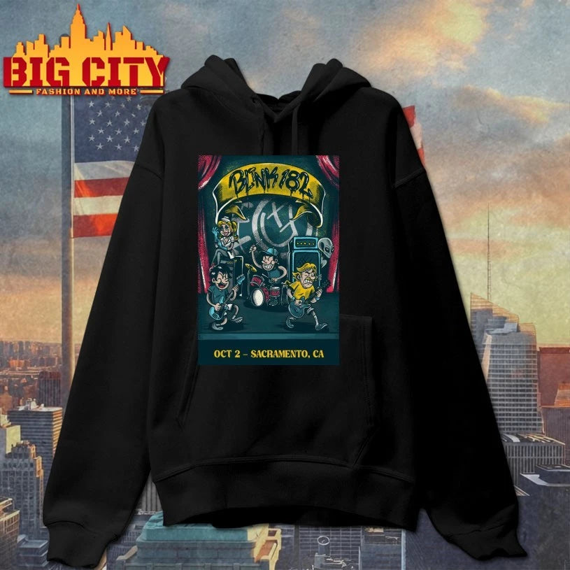 Blink 182 Sacramento Tour On October 2 2025 Poster Shirts
