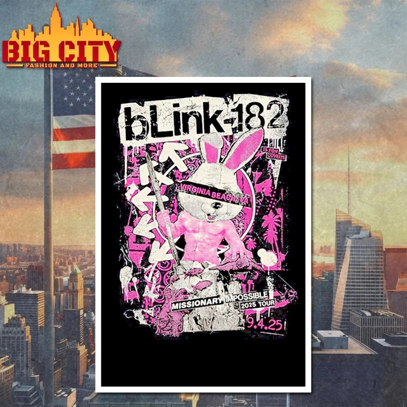 Blink 182 September 4 2025 In Virginia Beach VA Shirts