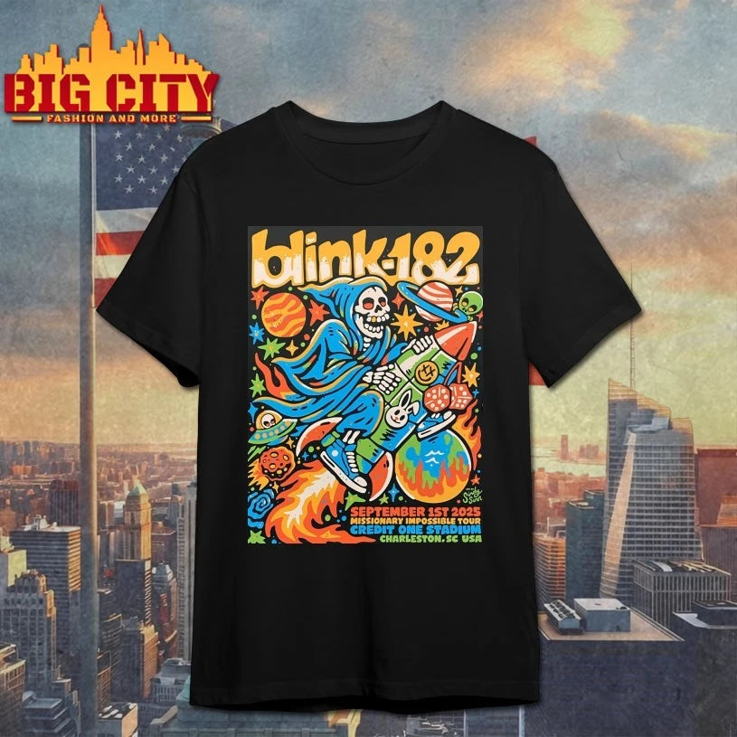Blink 182 Tour 2025 Virginia Beach Poster Shirt