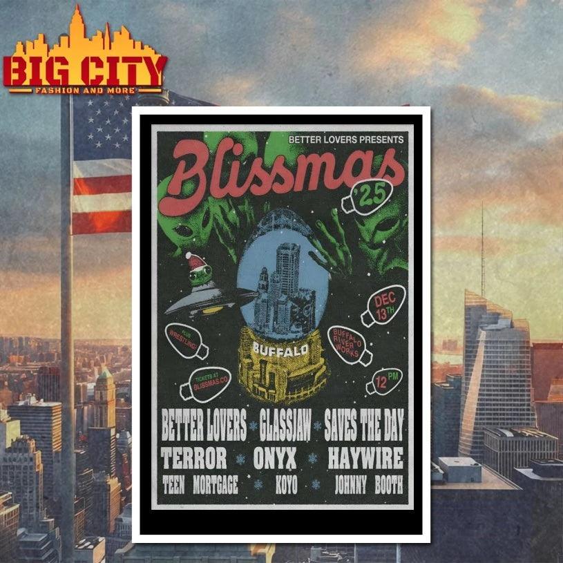 Blissmas With Better Love In Buffalo NY On Dec 13 2025 Poster shirt