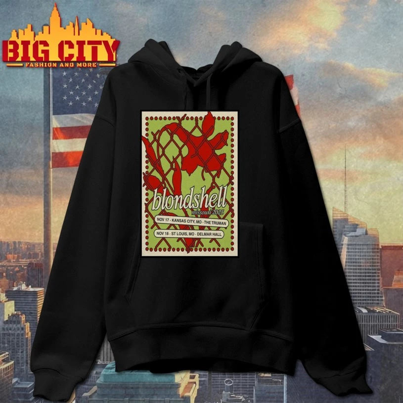 Blondshell Missouri Tour 2025 Poster shirt