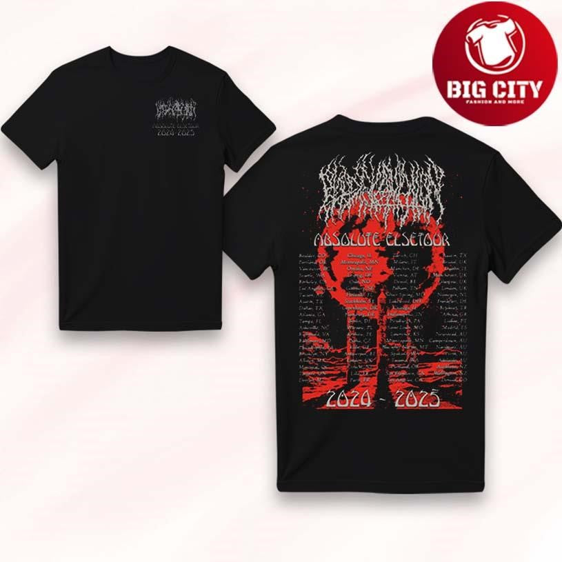 Blood Incantation World Tour 2024-2025 Two Sided Shirt