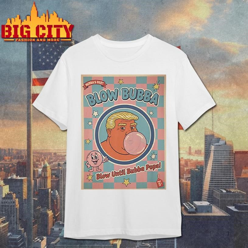 Blow Bubba Retro Bubble Gum Cartoon Shirt