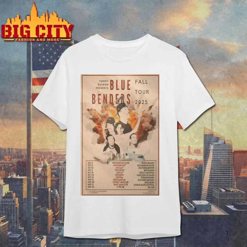 Blue Benders Fall Tour 2025 New Poster shirt
