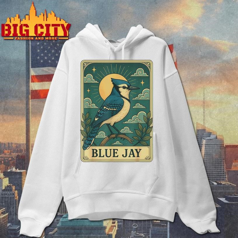 Blue Jay Tarot Card Shirt