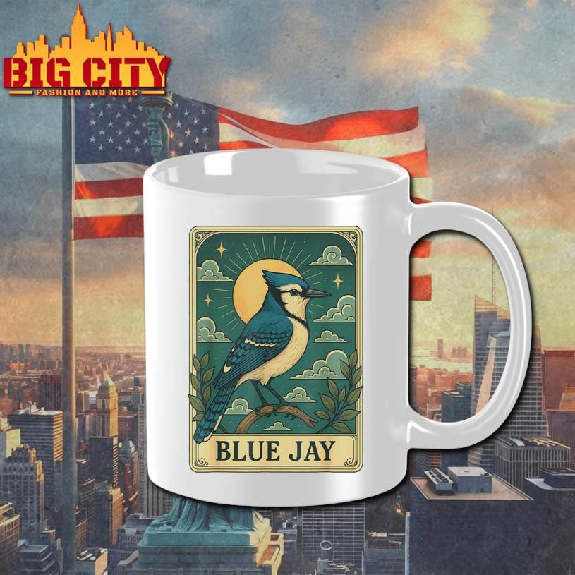 Blue Jay Tarot Card Shirt