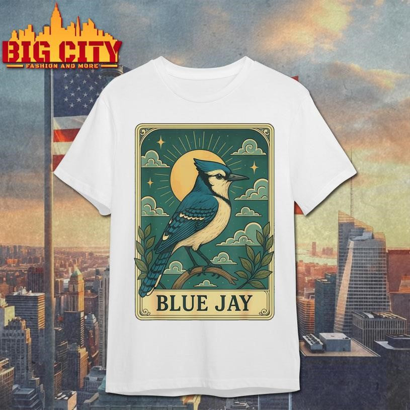 Blue Jay Tarot Card Shirt
