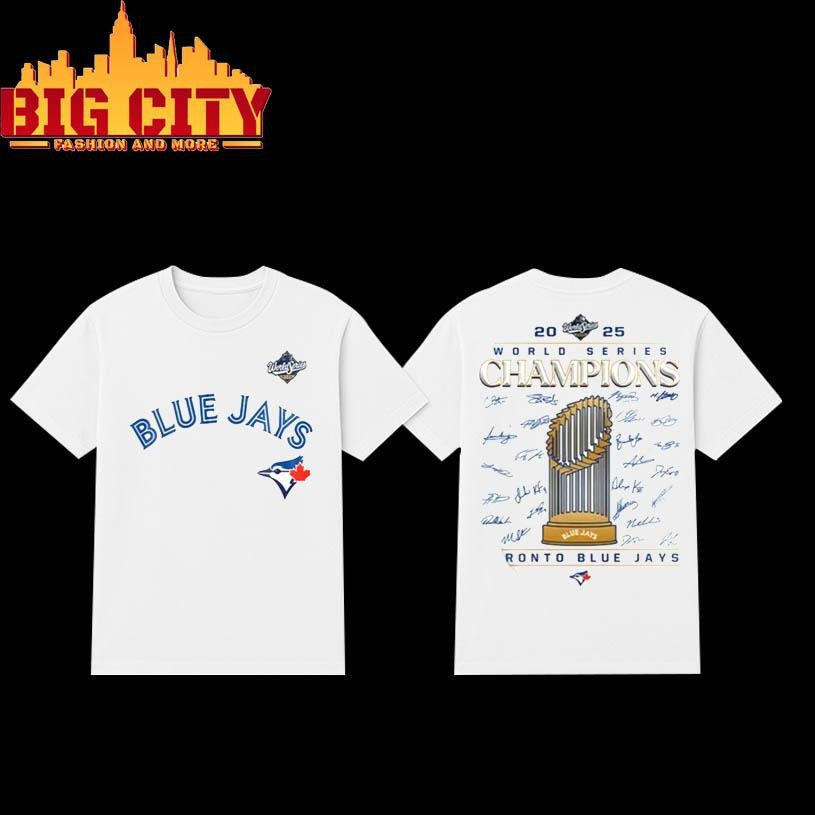 Blue Jays World Series 2025 Baseball Two Sided Shirt
