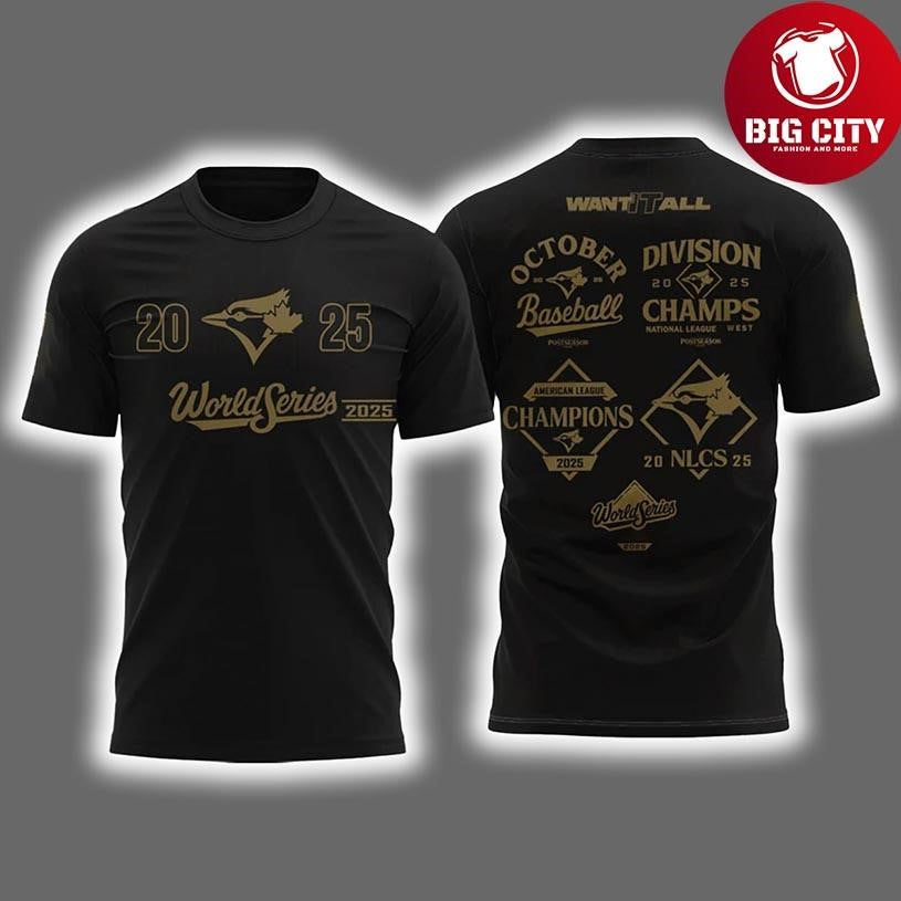 Blue Jays World Series Champions 2025 New Two Sided Shirt