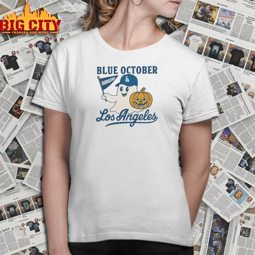 Blue October Ghost Dodgers shirt