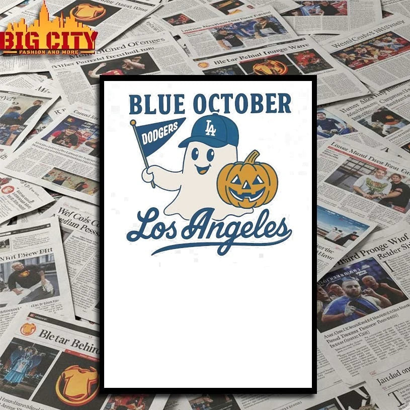 Blue October Ghost Dodgers shirt
