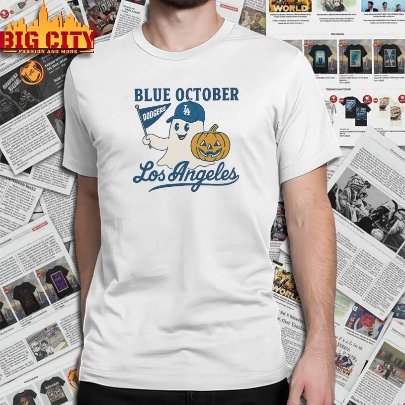 Blue October Ghost Dodgers shirt