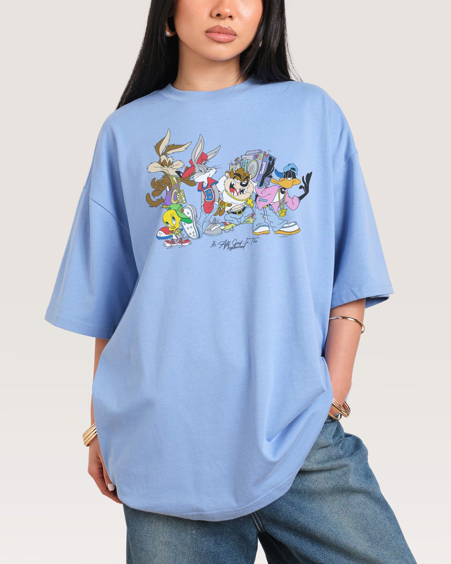 It’s All Good in the Neighborhood Oversized Tee