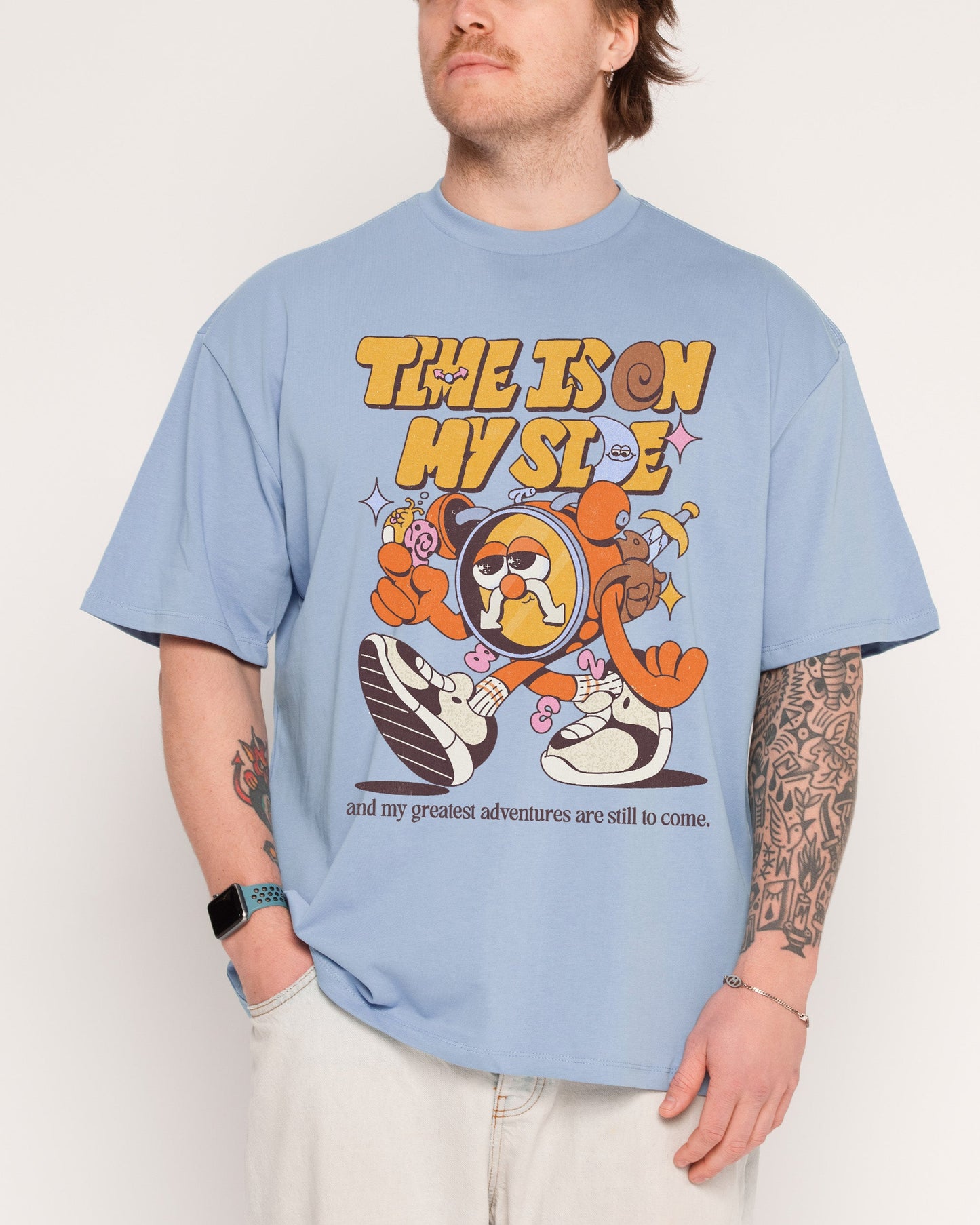 Time is on My Side Oversized Tee