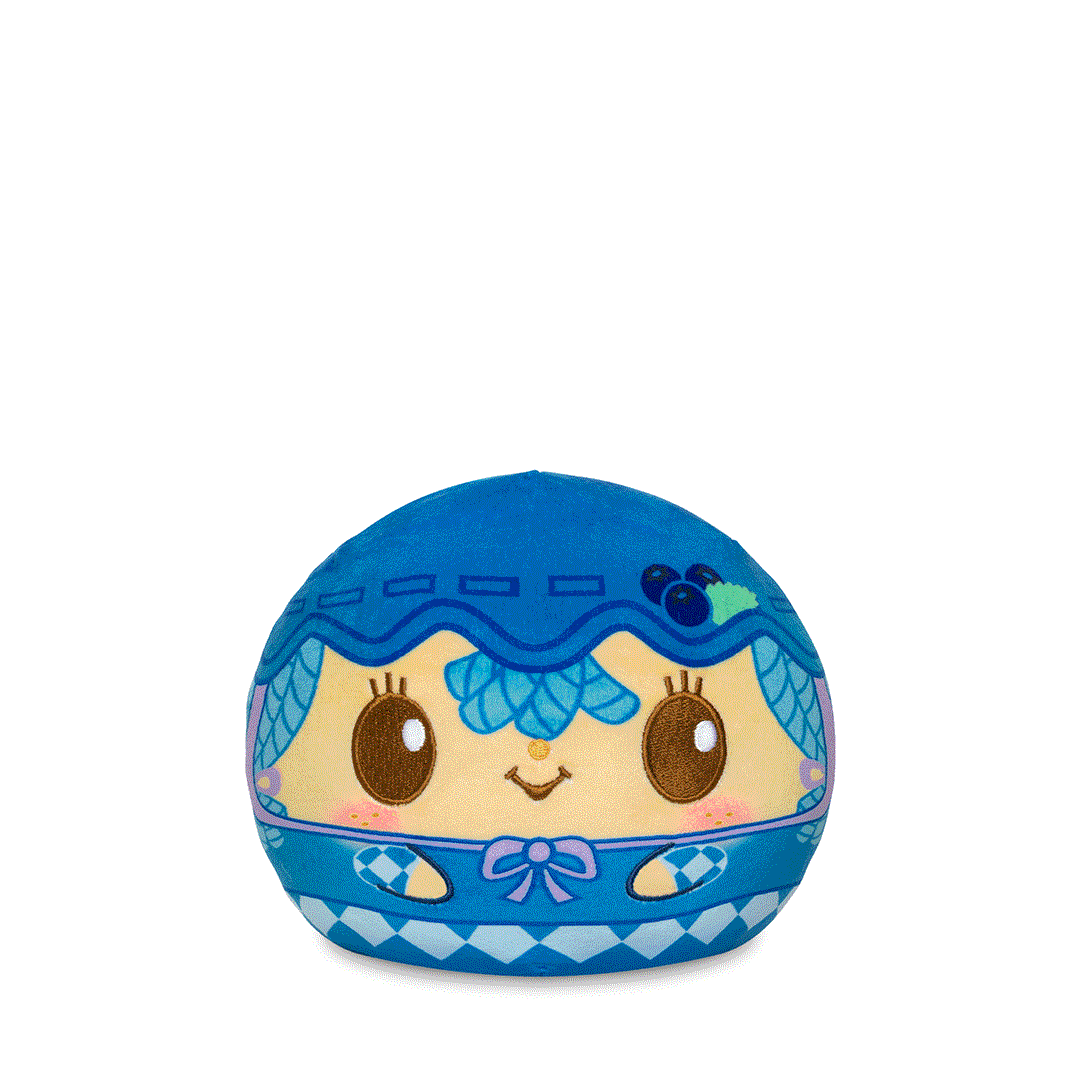 Blueberry Muffin and Cheesecake Mouse 6" Blueberry-Scented Reversible Plushie