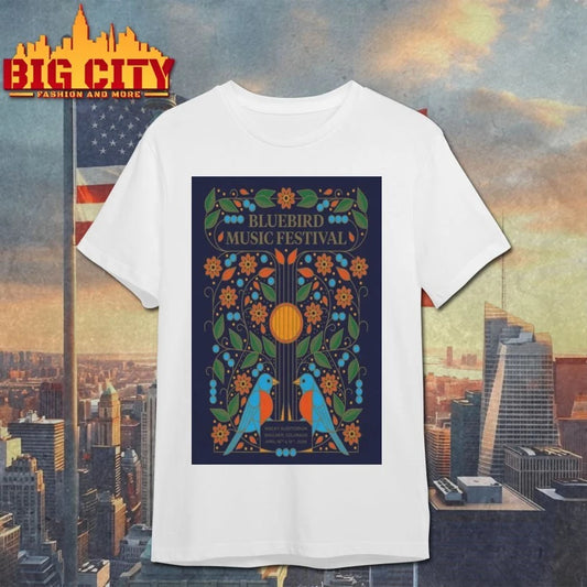 Bluebird Music Festival April 18-19 2026 Boulder Colorado Poster shirt