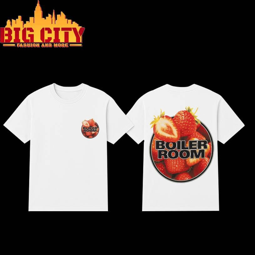 Boilerroom Strawberry Logo Two Sided Shirt