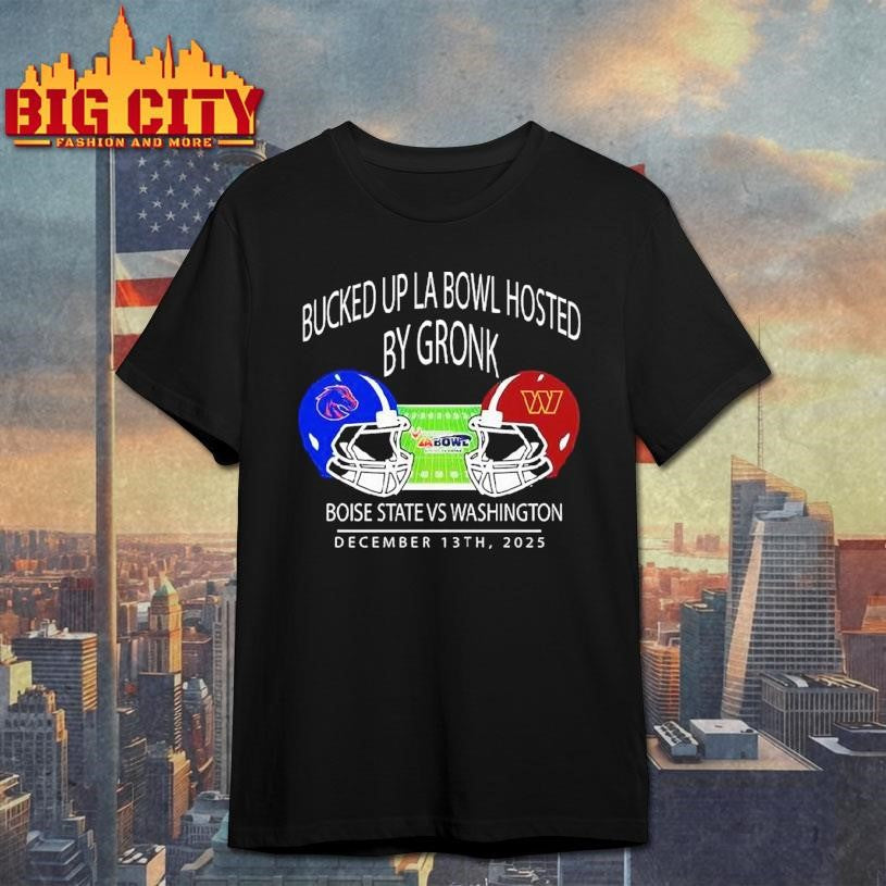 Boise State Football Vs Washington Football 2025 Bucked Up La Bowl Hosted By Gronk At Sofi Stadium In Inglewood Ca On December 13 2025 Helmet Shirt