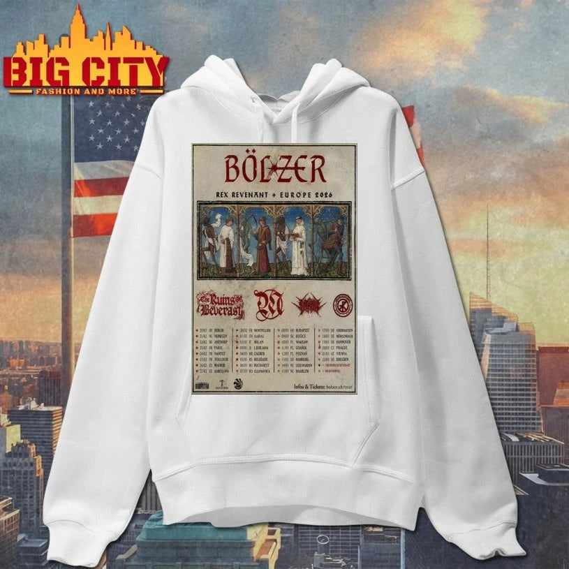 Bolzer Band Rex Revenant Europe 2026 Poster Shirt