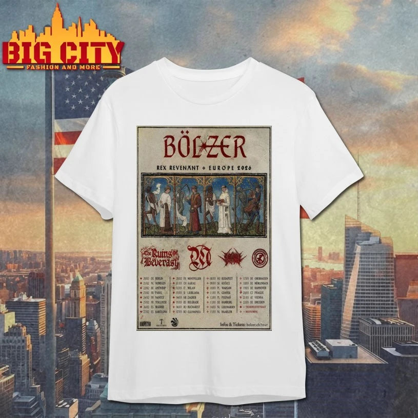 Bolzer Band Rex Revenant Europe 2026 Poster Shirt