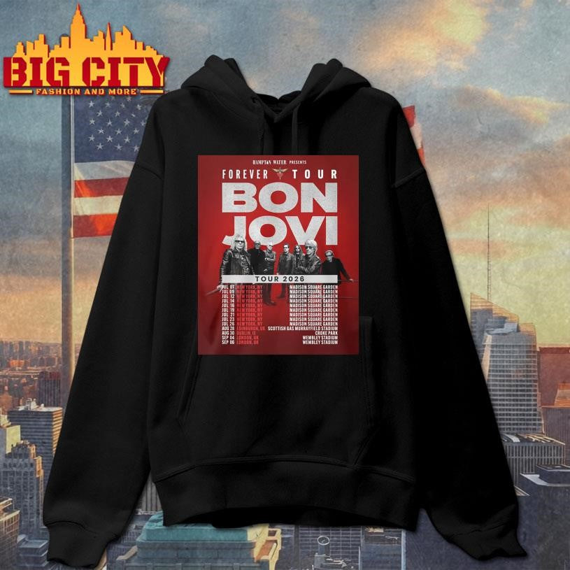 Bon Jovi Forever Tour 2026 Poster Shirt