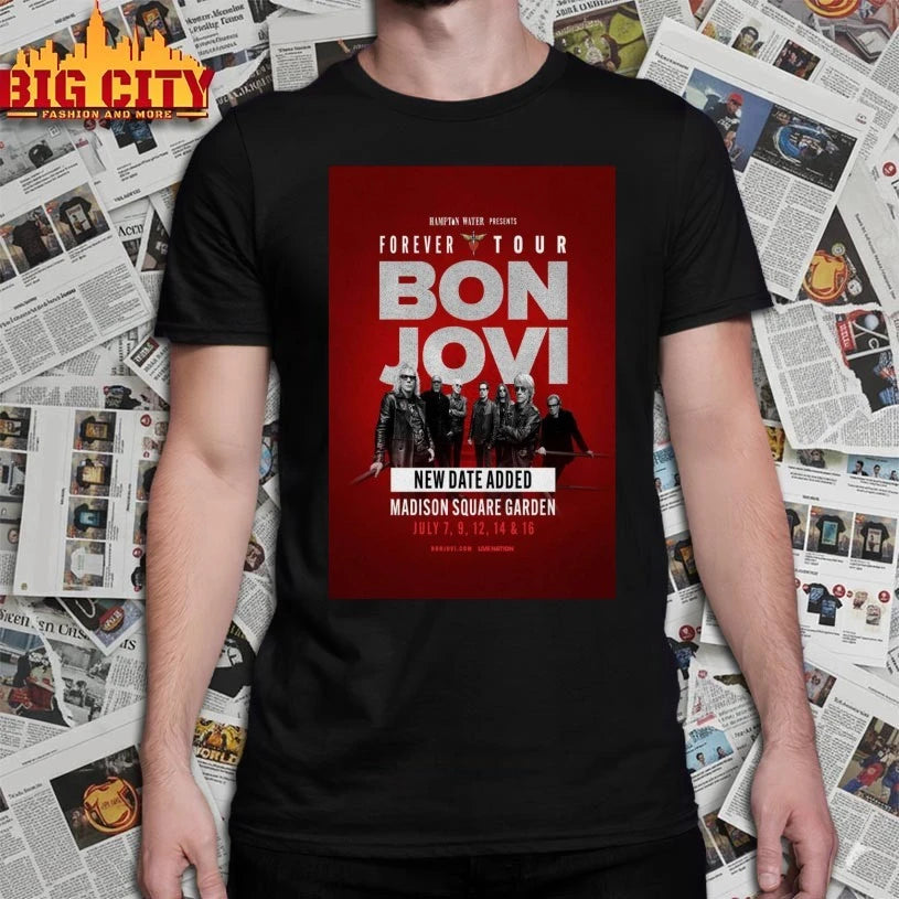 Bon Jovi Forever Tour July 7-19 2026 Poster shirt