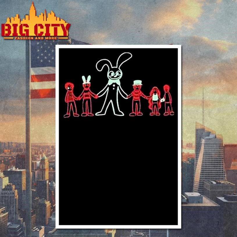 Bonny Blox Rabbit Glows In The Dark Shirt