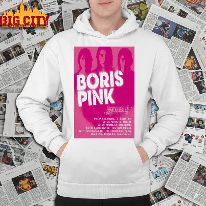 Boris Pink 2025 20th Anniversary Tour Poster shirt
