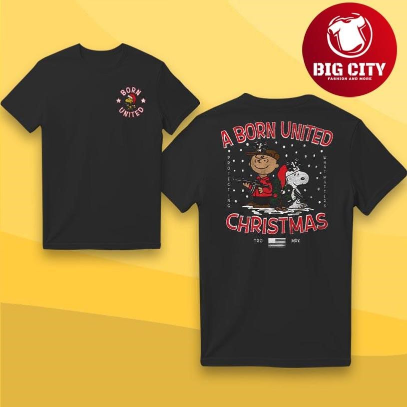 Born United Gnarly Brown Holiday Two Sided Shirt