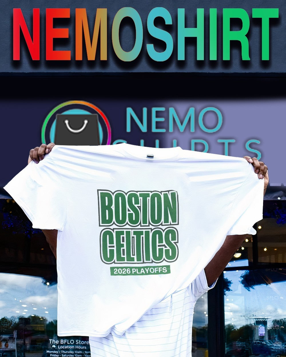 Boston Celtics 2026 Playoffs game 7 TD Garden shirt