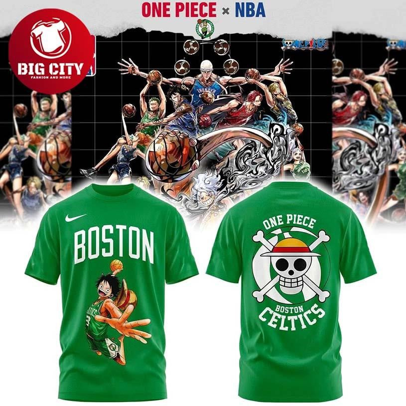 Boston Celtics x D.luffy Special Two Sided Shirt
