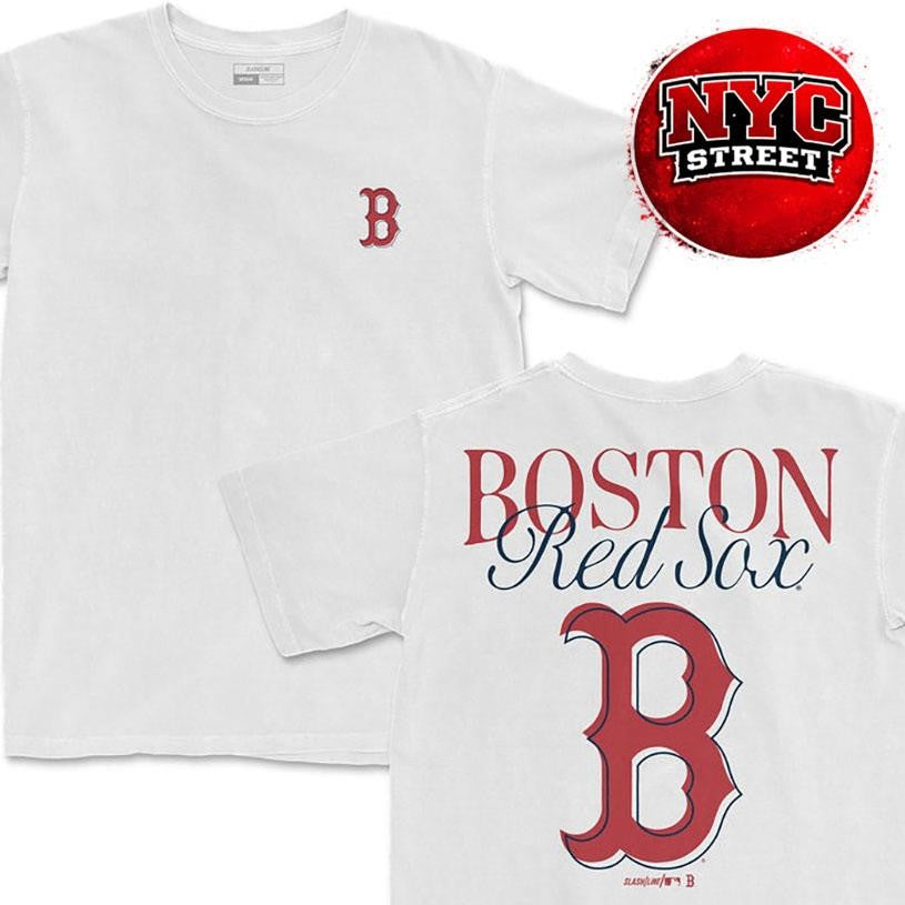 Boston Red Sox  MLB Stamp Two Sided Shirt