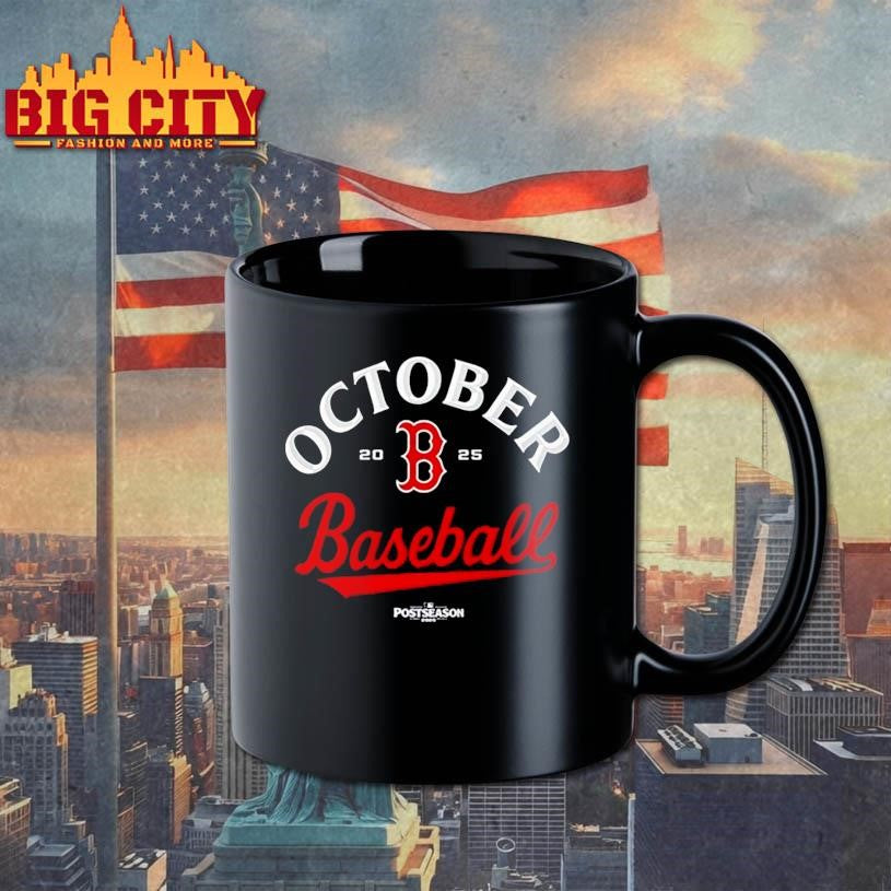 Boston Red Sox October Baseball Postseason 2025 Shirt