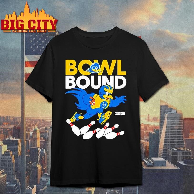 Bowl Bound Delaware Blue Mascot 2025 Bowlings Shirt