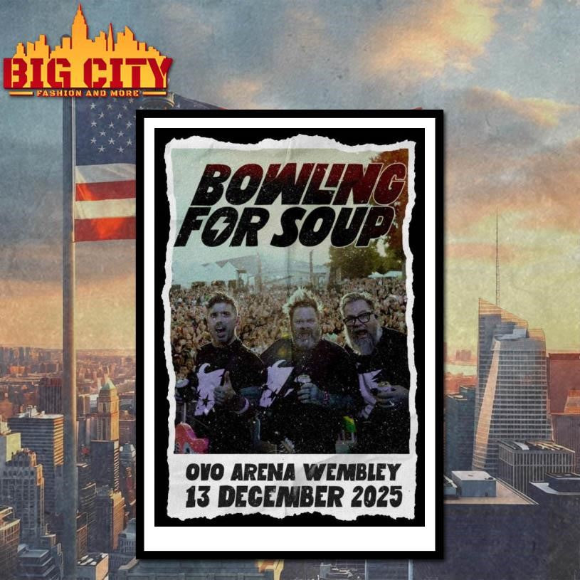 Bowling For Soup London Concert Poster Shirt