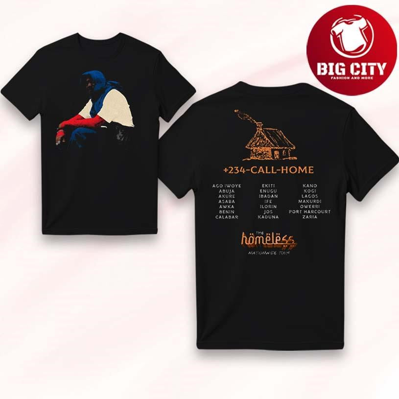 Boyllona Llona The Homeless CallHome Nationwide Tour Two Sided Shirt