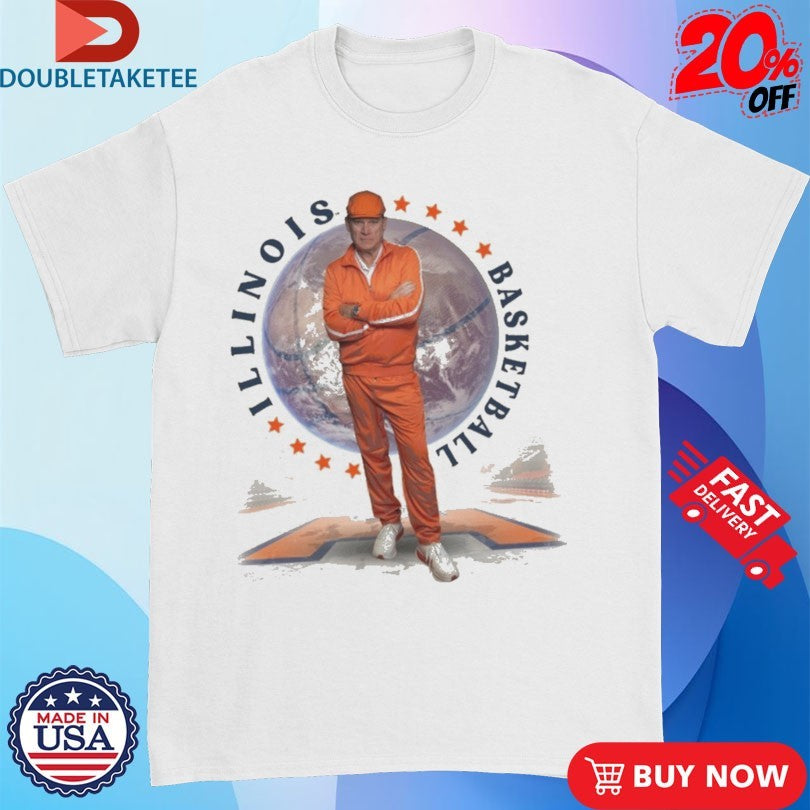 Brad Underwood Coach Tracksuit Brad Illinois Fighting Illini Basketball T-shirts