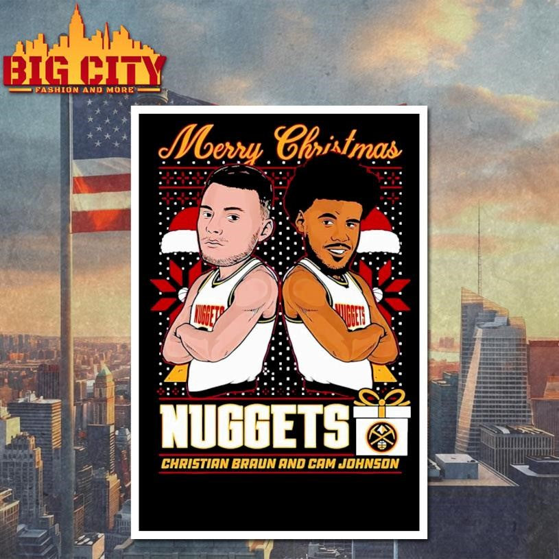 Braun &amp; Johnson Merry Christmas Nuggets Shirt